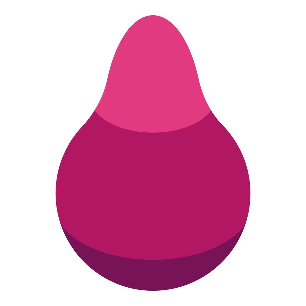 Pink gradient abstract shape blob element design vector