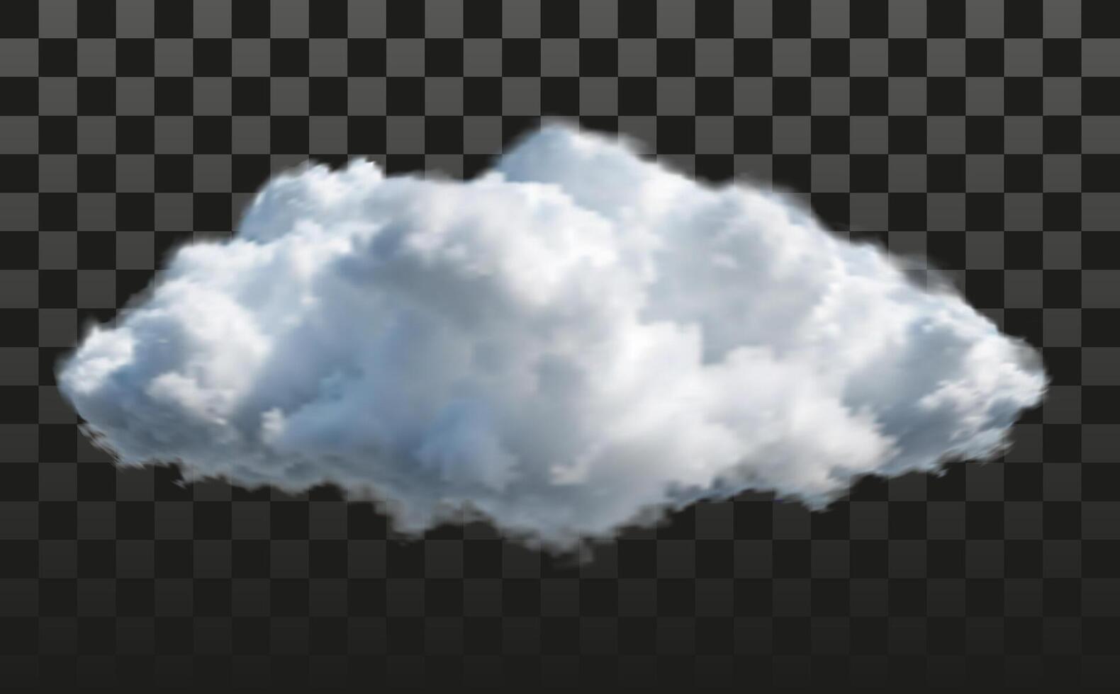 A large white cloud with a dark blue background. The cloud is fluffy and white, and it looks like it's about to rain vector