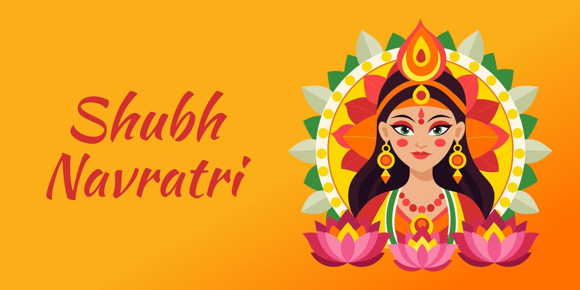 A woman is the main focus of the image, and the background is orange vector