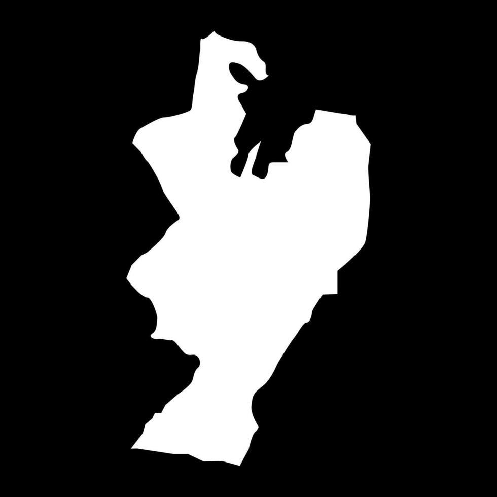 Goygol district map, administrative division of Azerbaijan. vector