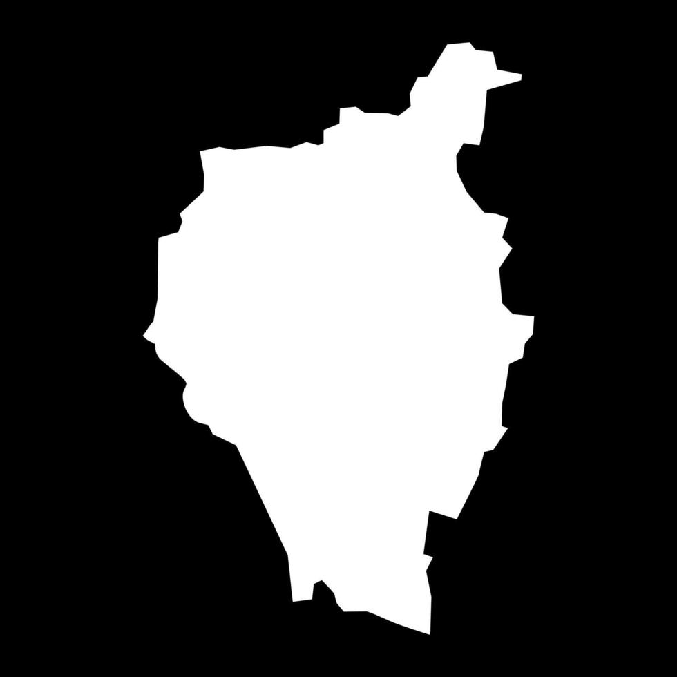 Kangarli district map, administrative division of Azerbaijan. vector