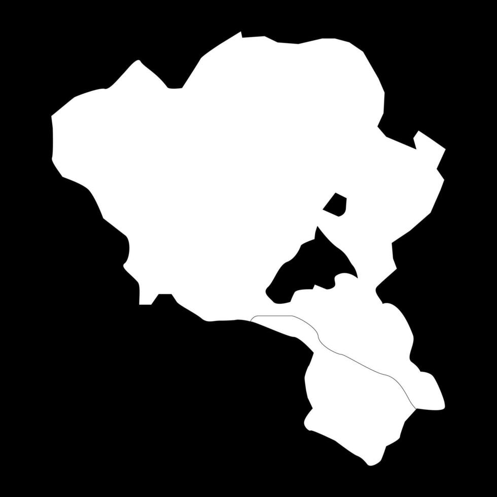 Khojaly district map, administrative division of Azerbaijan. vector