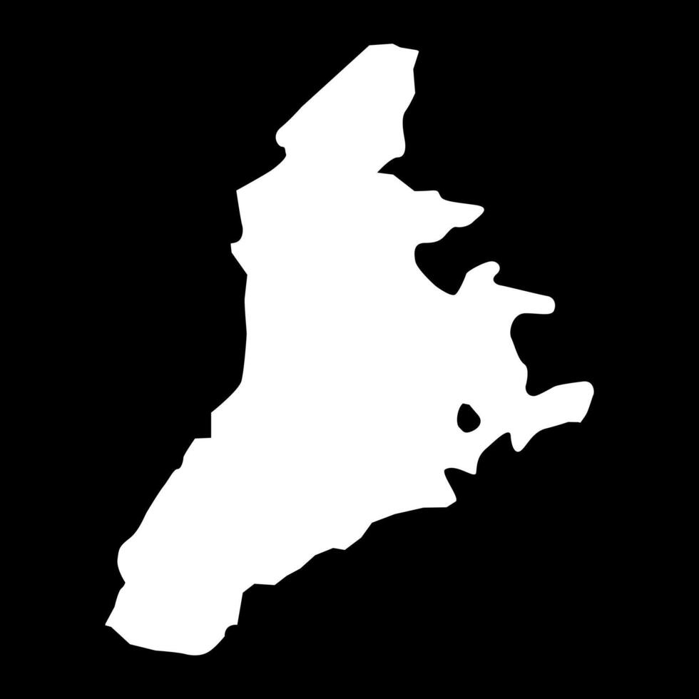 Goranboy district map, administrative division of Azerbaijan. vector