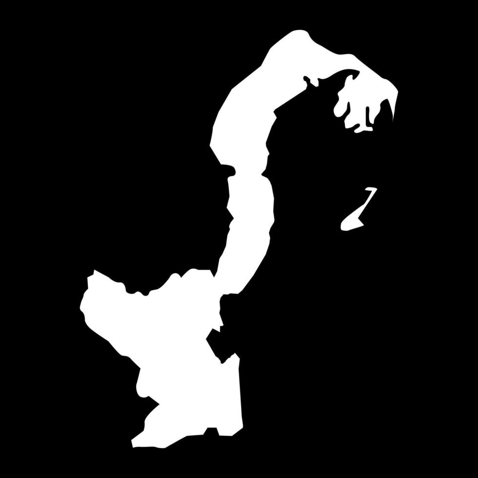 Lankaran district map, administrative division of Azerbaijan. vector