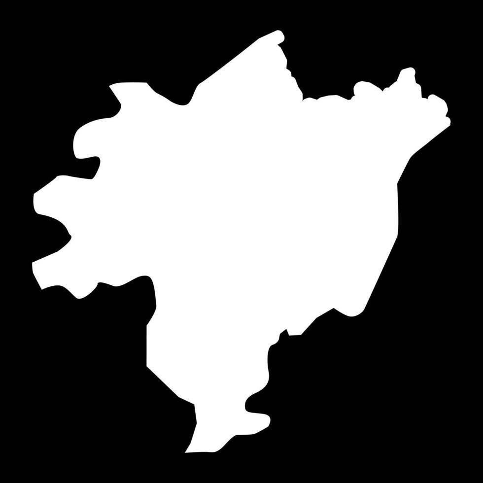 Aghjabadi district map, administrative division of Azerbaijan. vector