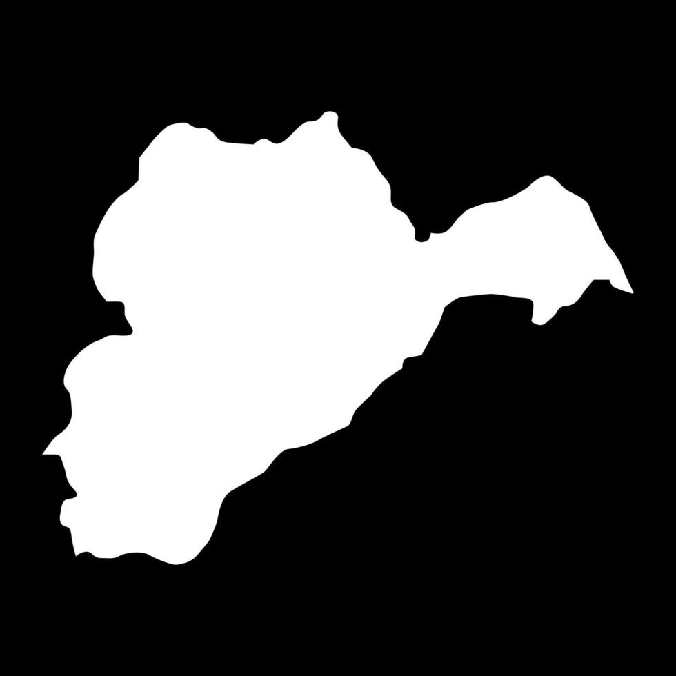 Logar province map, administrative division of Afghanistan. vector