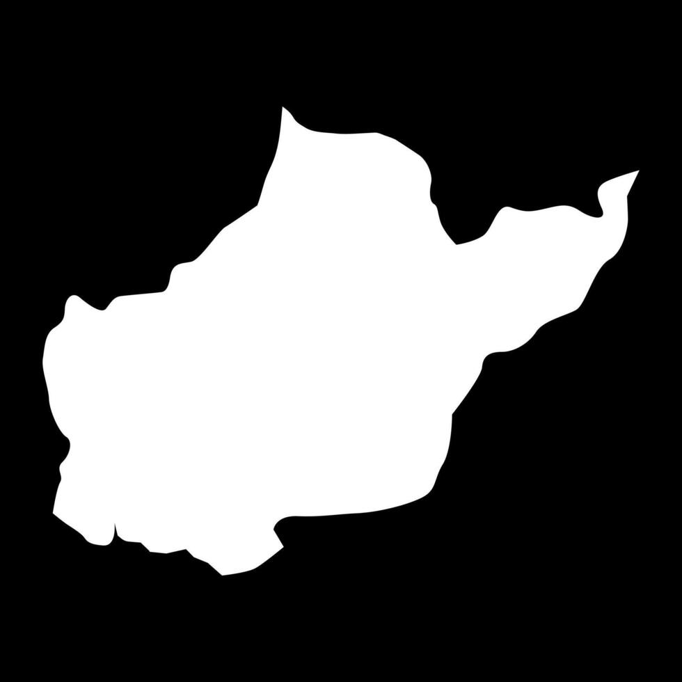 Balakan district map, administrative division of Azerbaijan. vector
