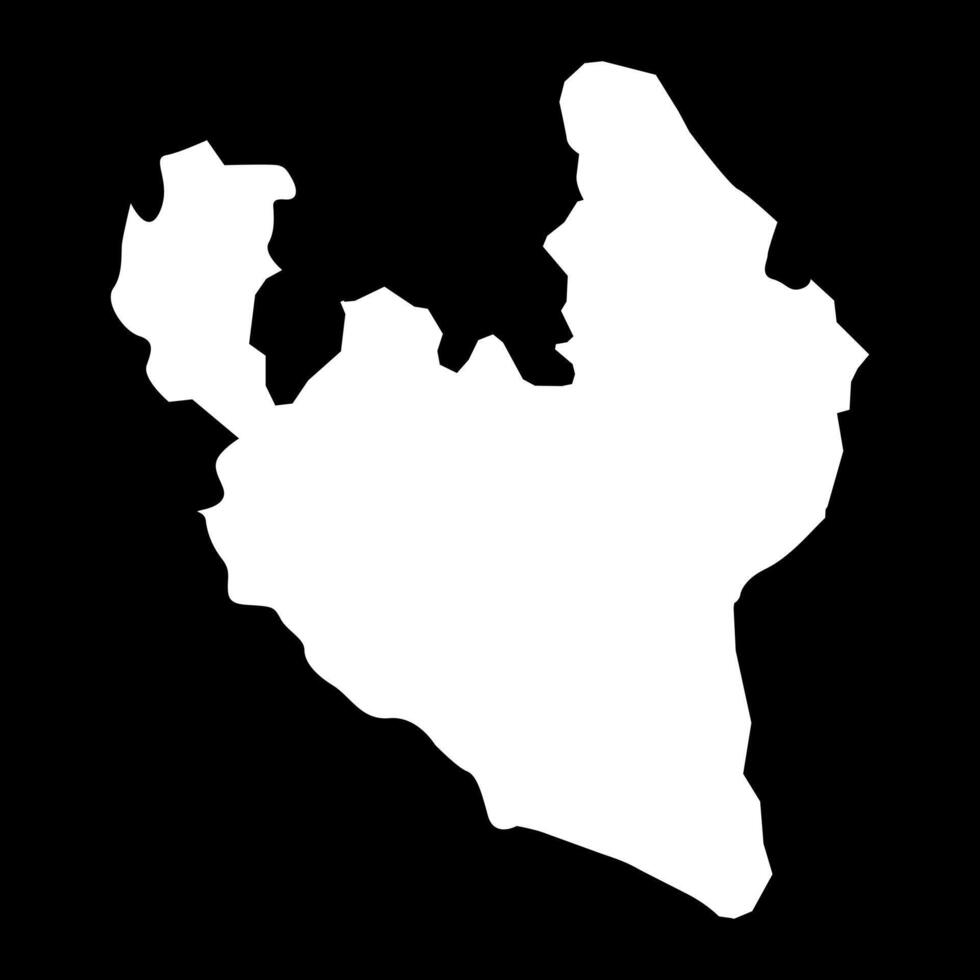 Gadabay district map, administrative division of Azerbaijan. vector