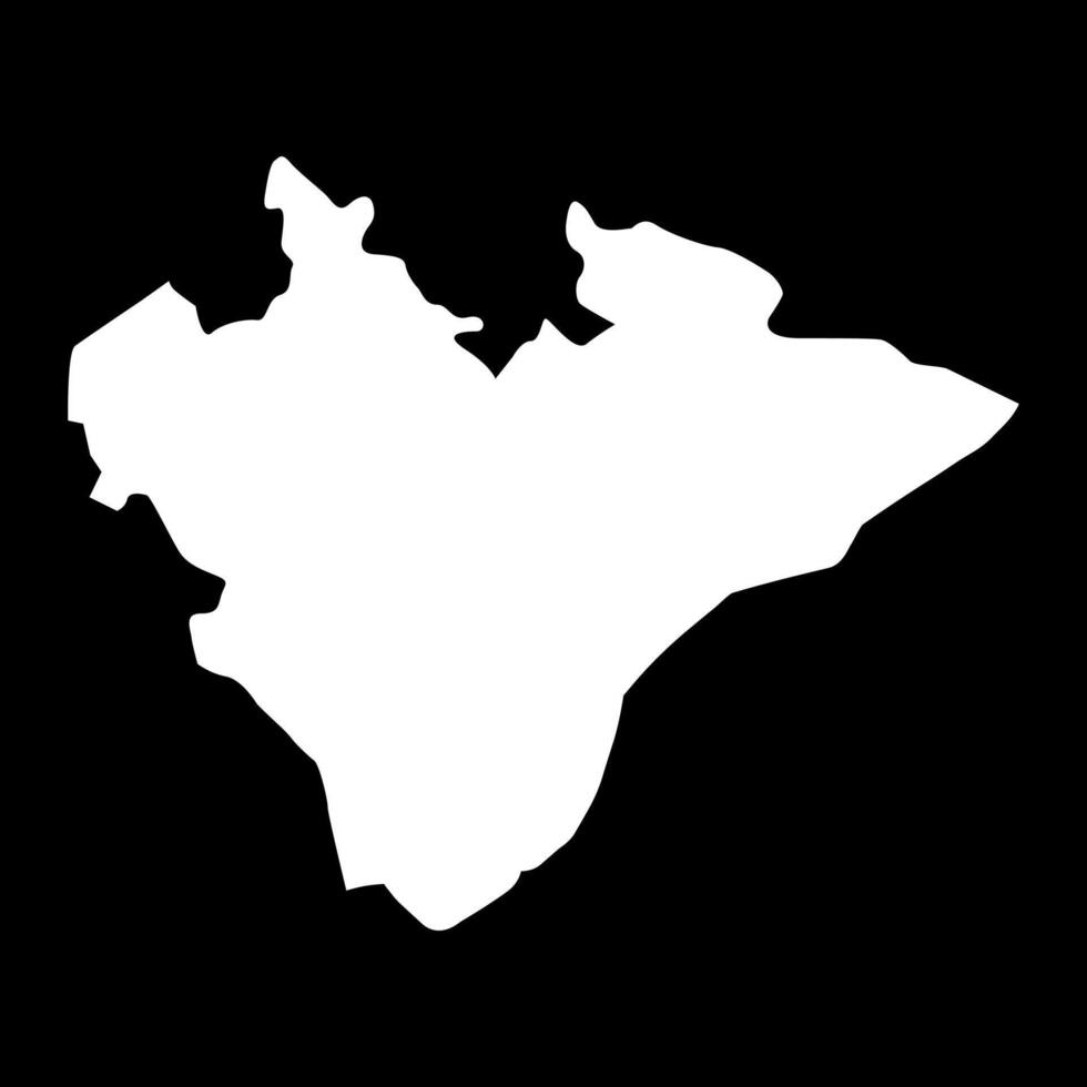 Jabrayil district map, administrative division of Azerbaijan. vector