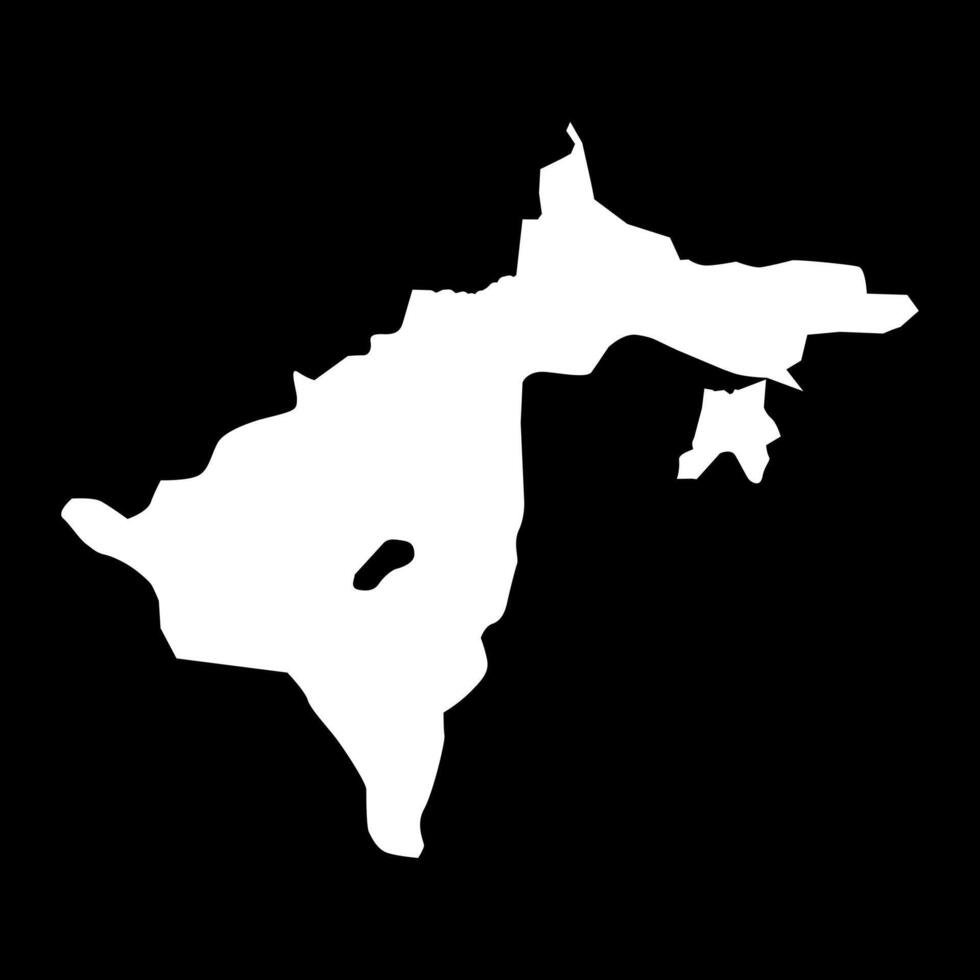 Absheron district map, administrative division of Azerbaijan. vector