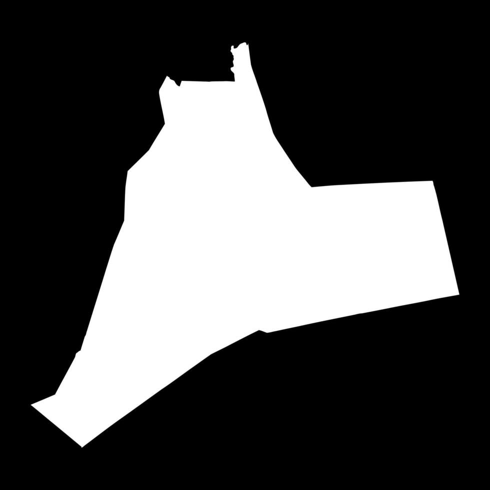 Ouargla province map, administrative division of Algeria. vector
