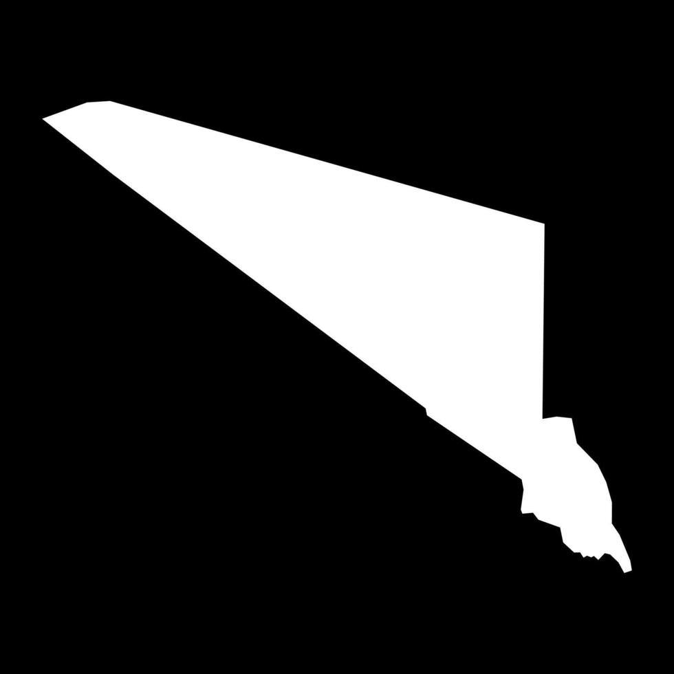 Bordj Baji Mokhtar province map, administrative division of Algeria. vector