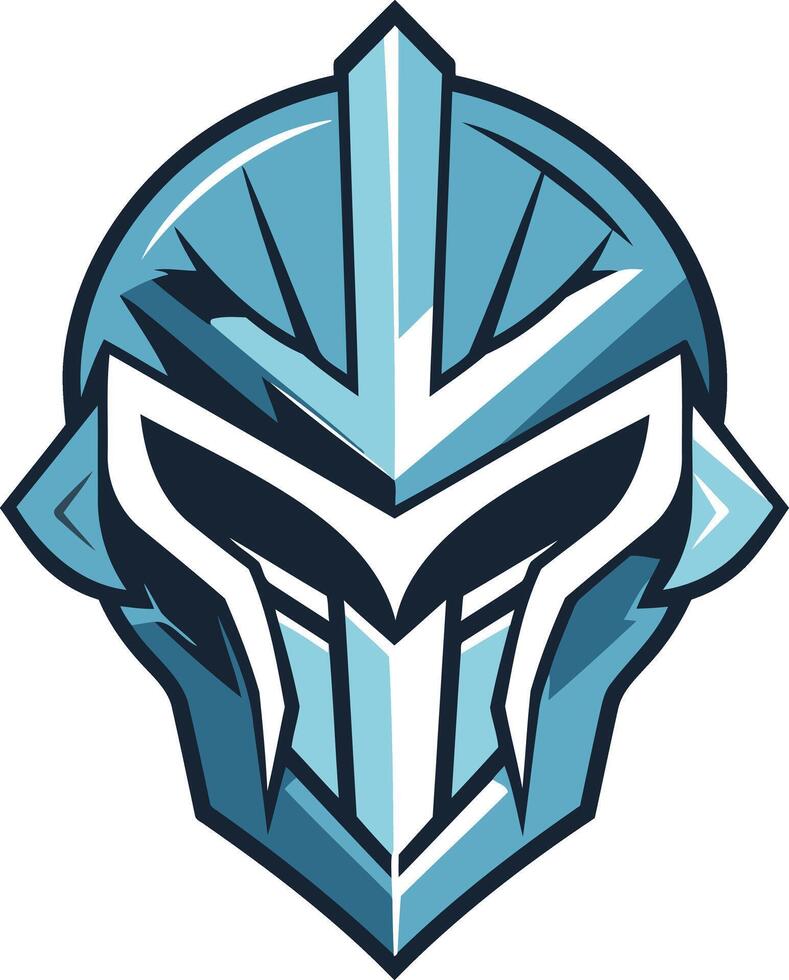 The logo for a team called the blue knights vector