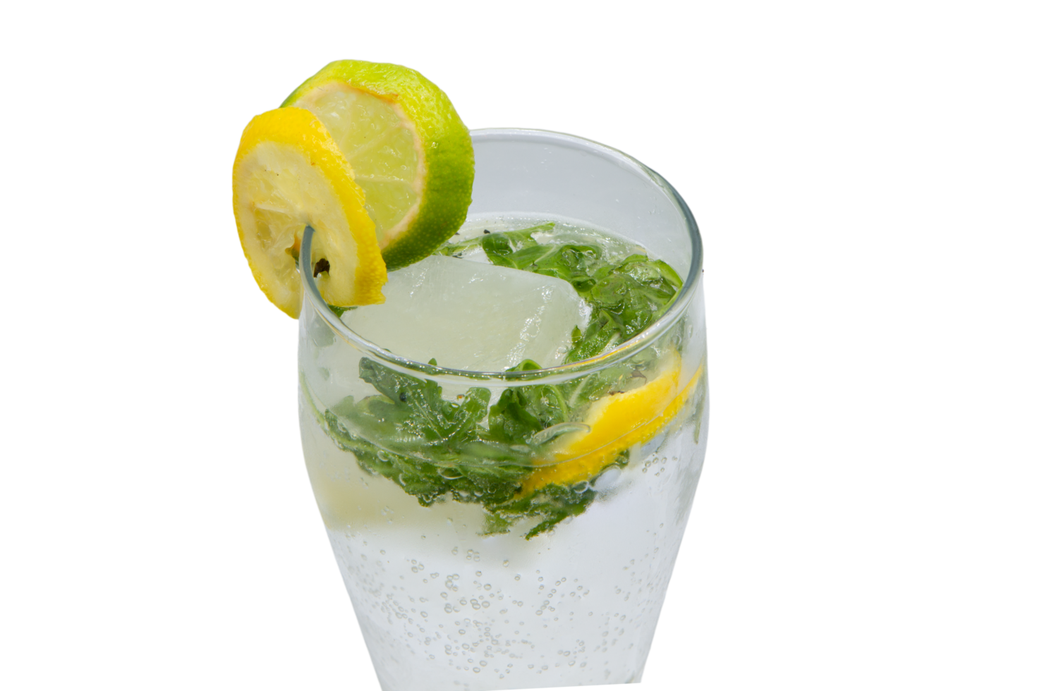 Mocktail with Lime and lemon png