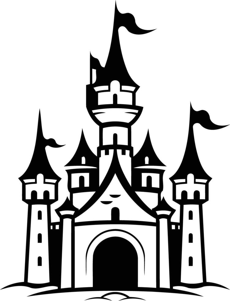 Castle clip art free download vector