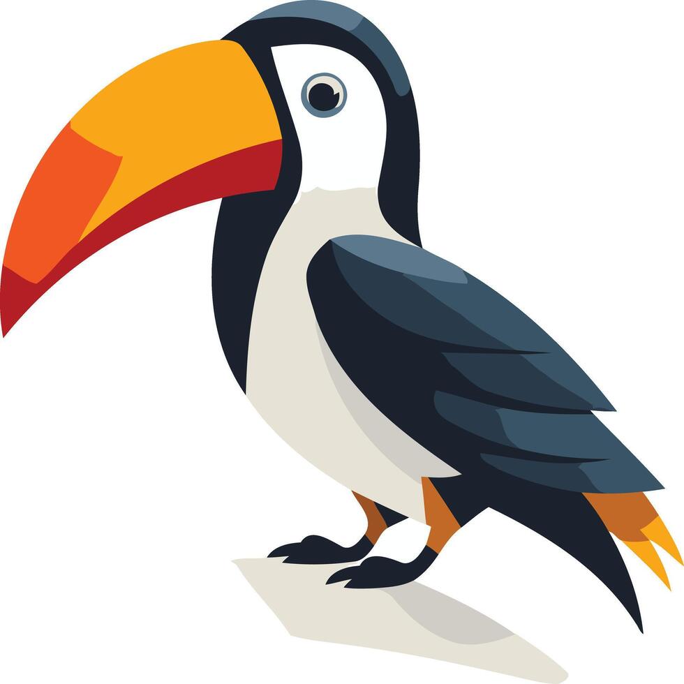 Toucan bird illustration vector