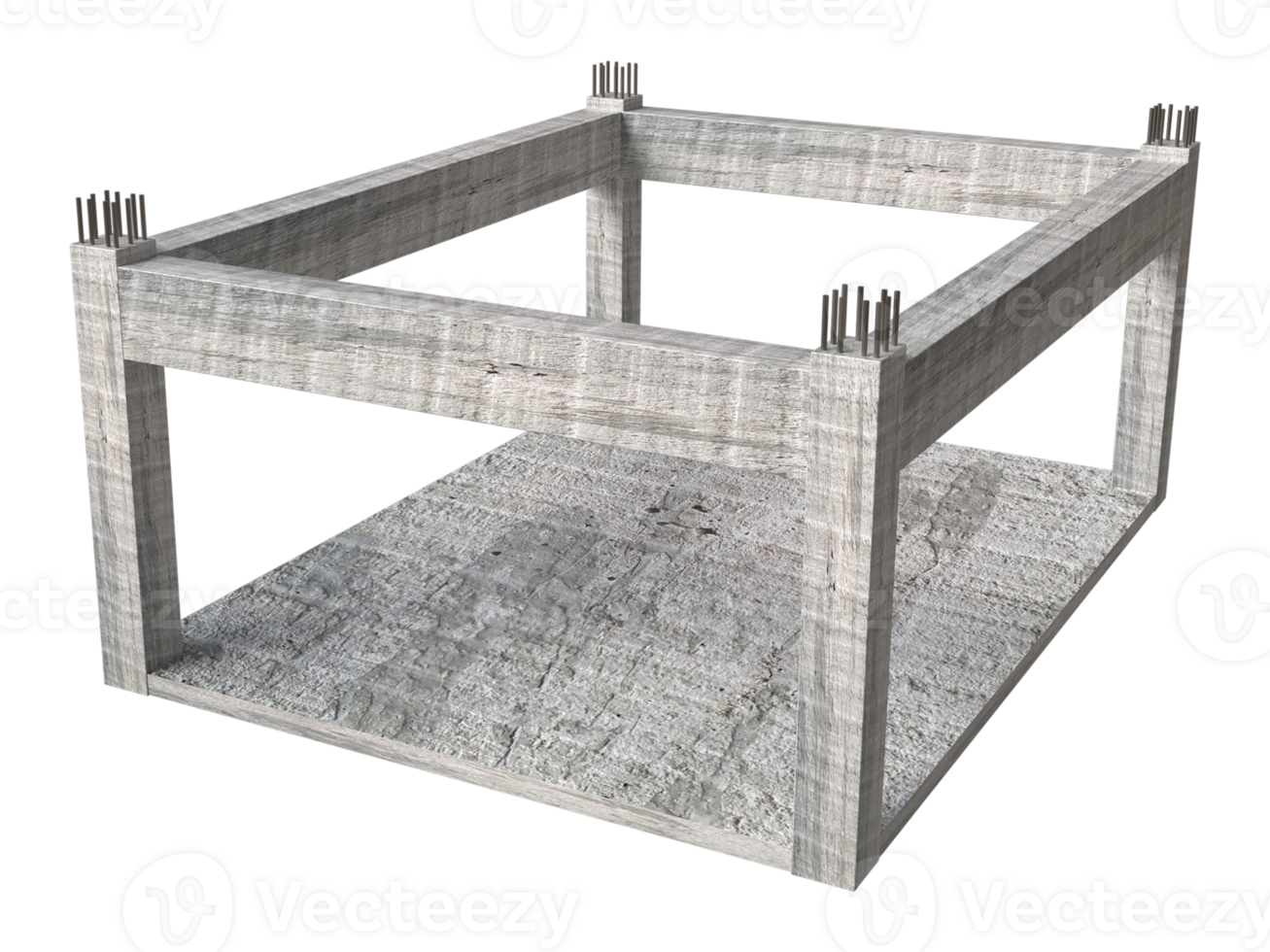 construction house structure with beam and column png