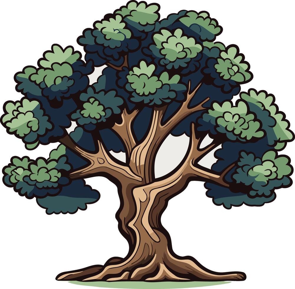 Tree clip art vector