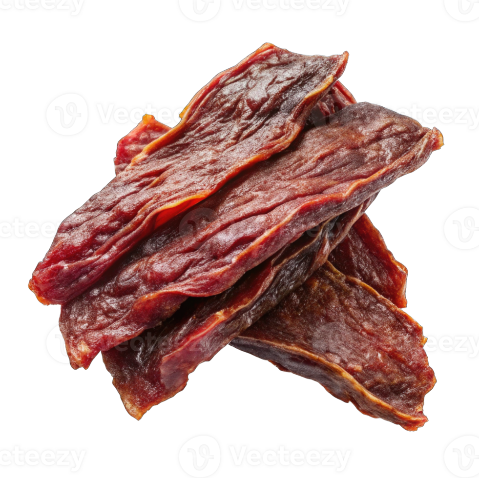 Jerky dry beef icon style isolated on transparent background Cutout png
