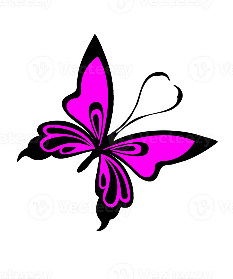 Butterfly isolated on transparent background png