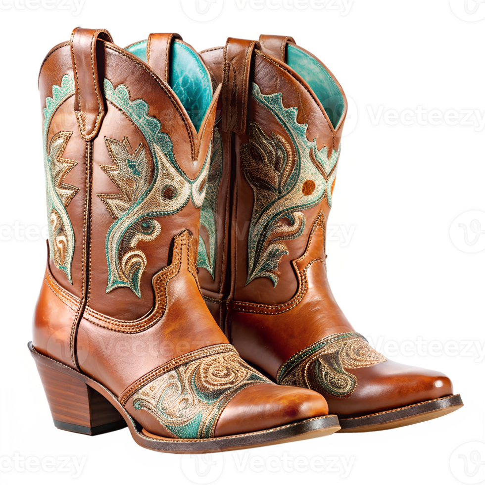 Stylish leather women's boots png