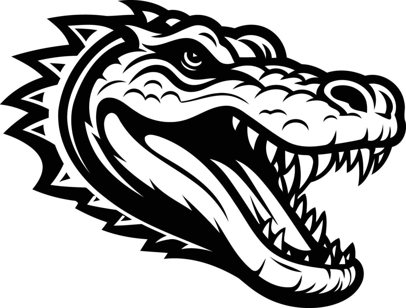 Florida gators head logo vector