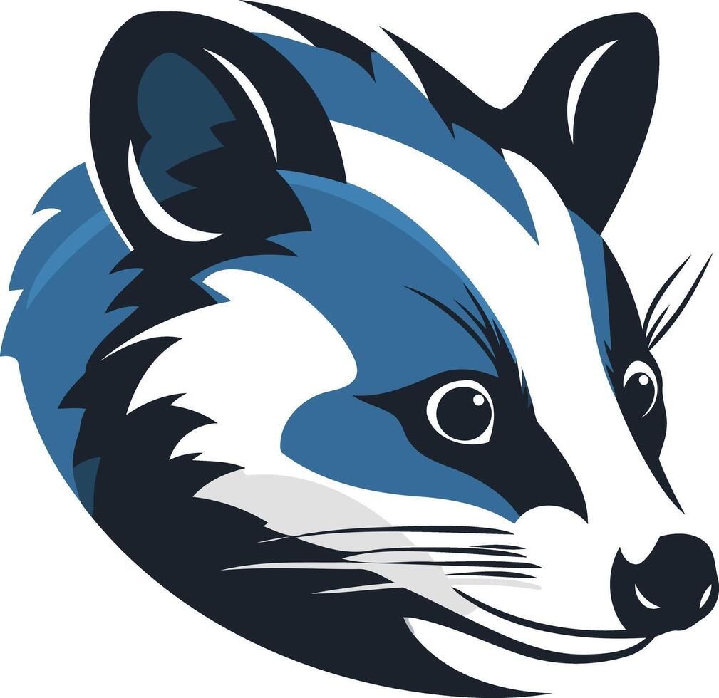 Badger logo illustration vector