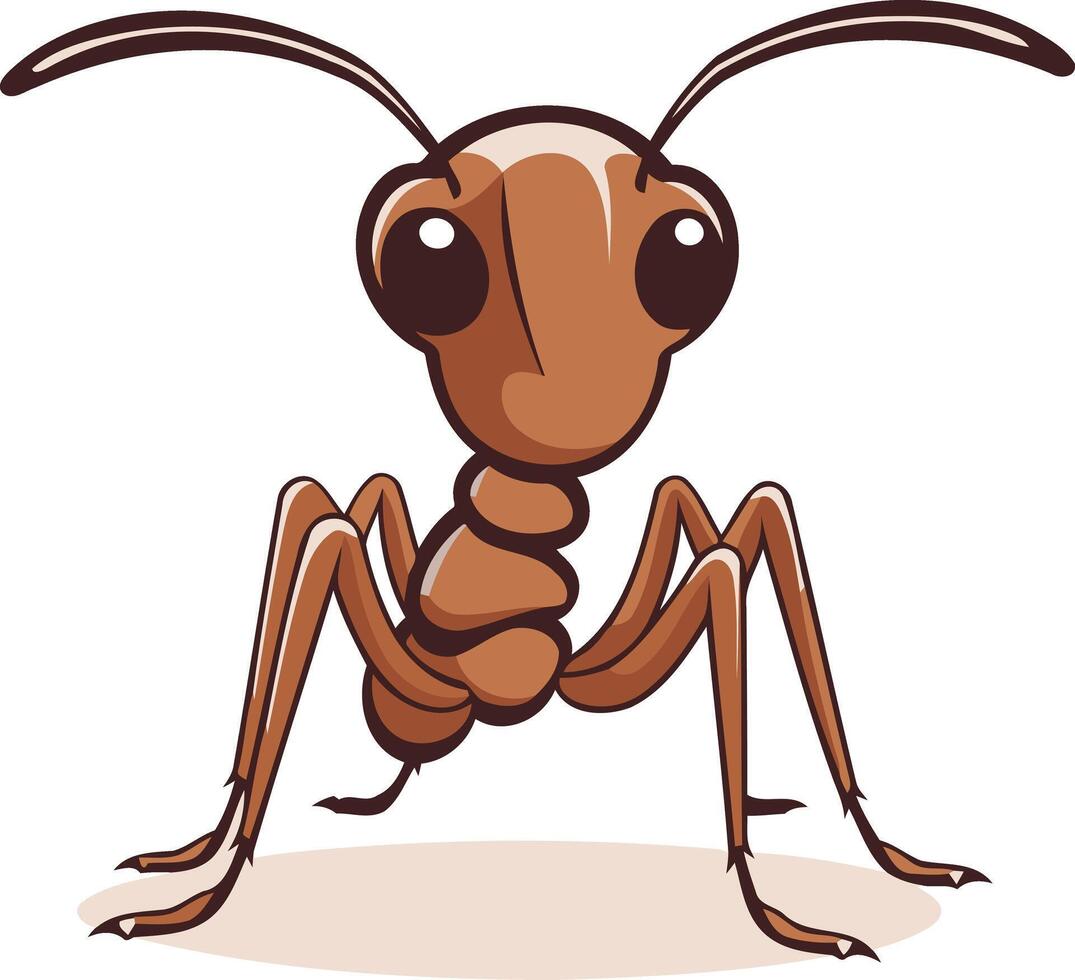 Ant - cartoon insect illustration vector