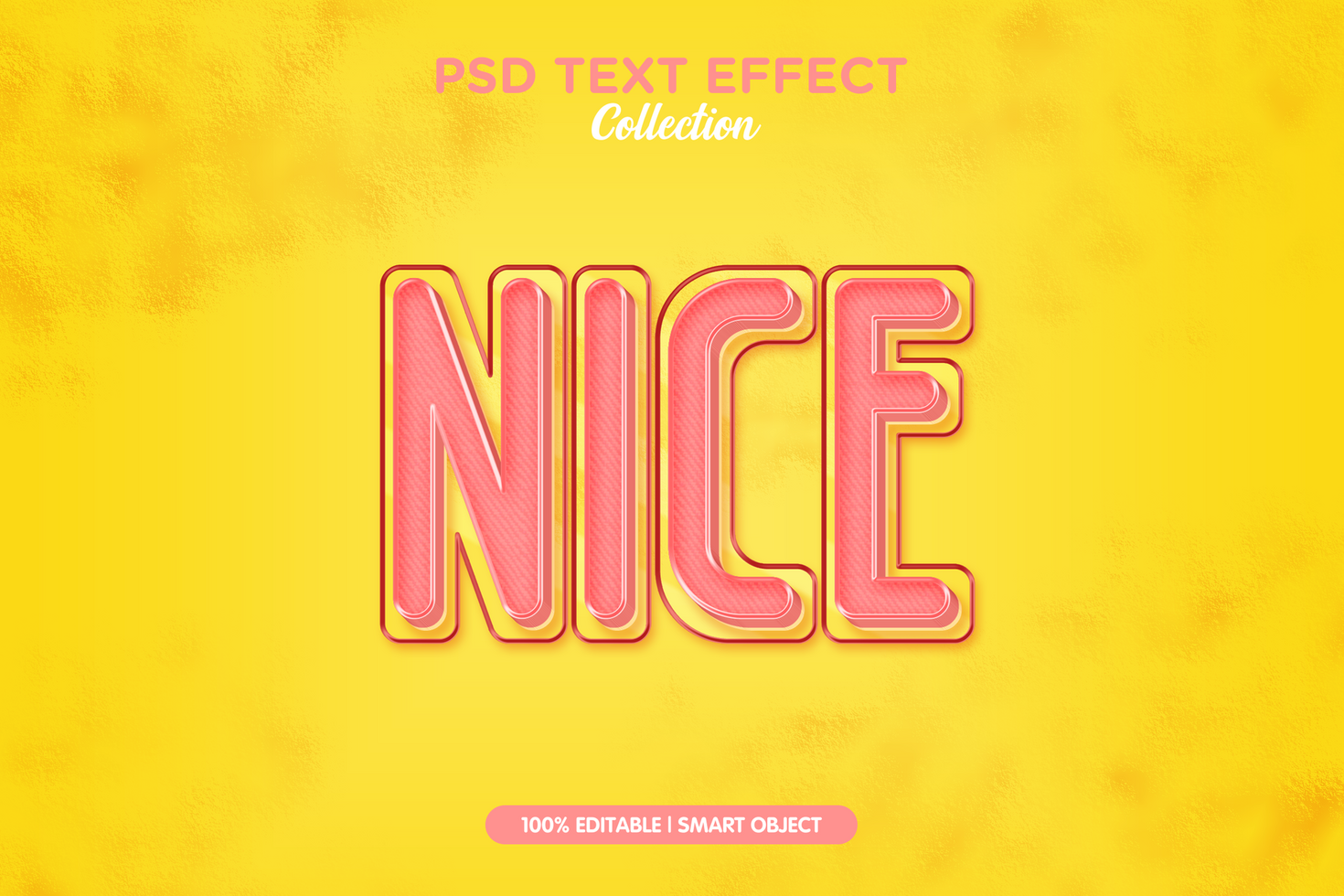 Nice text effect collection psd