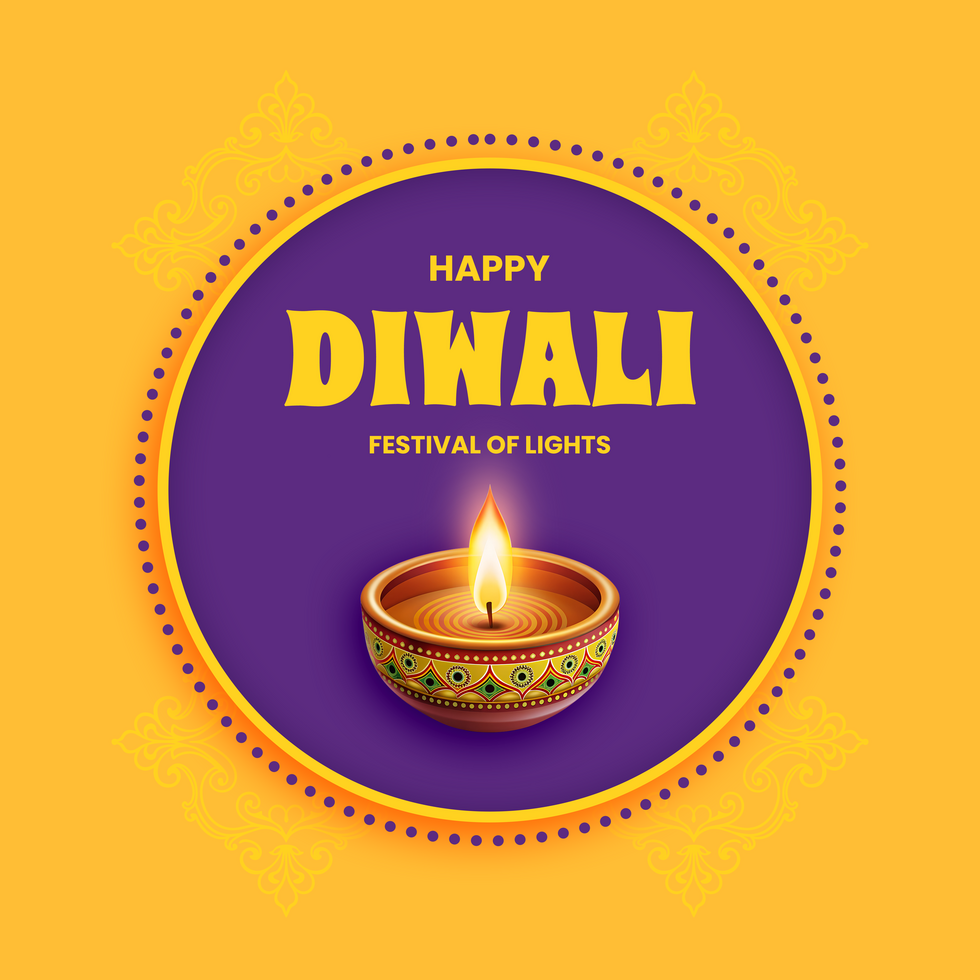 Diwali festival of lights psd
