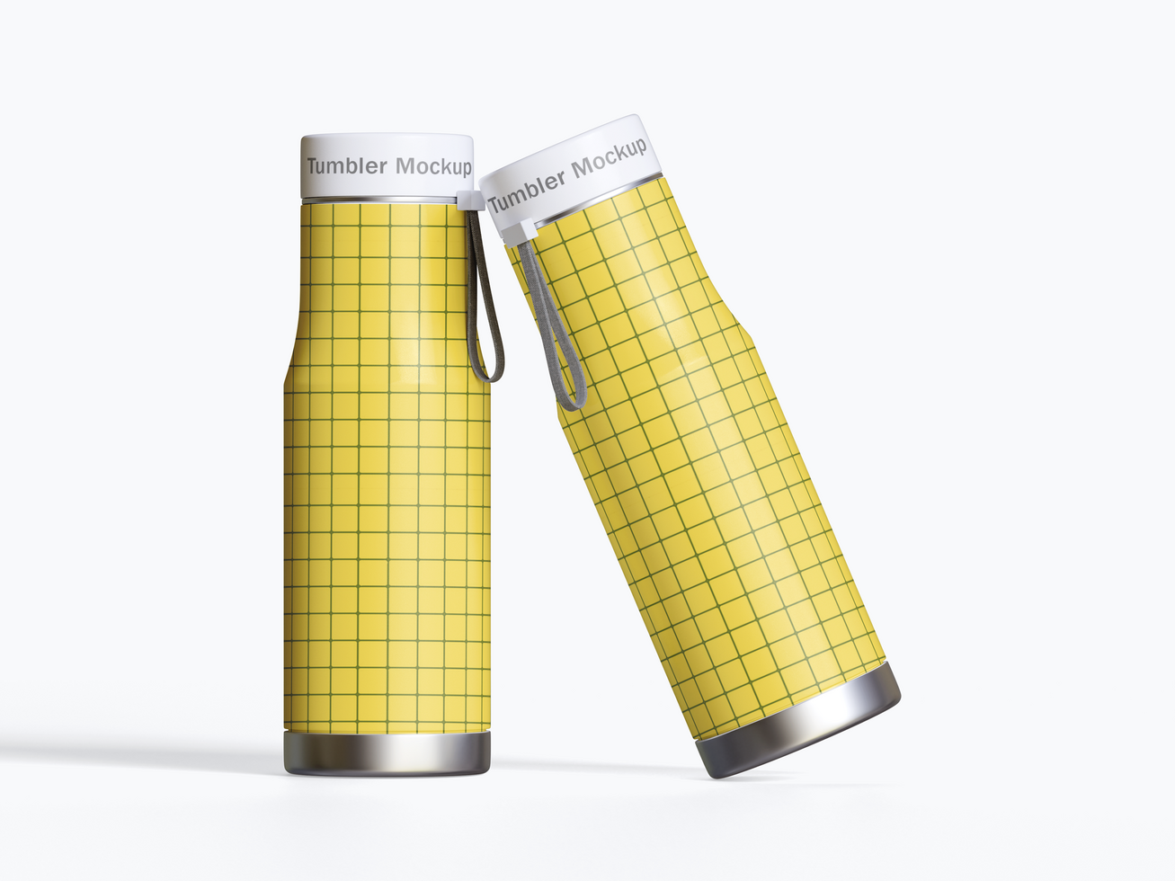 umbler with Handle and Straw mockup psd