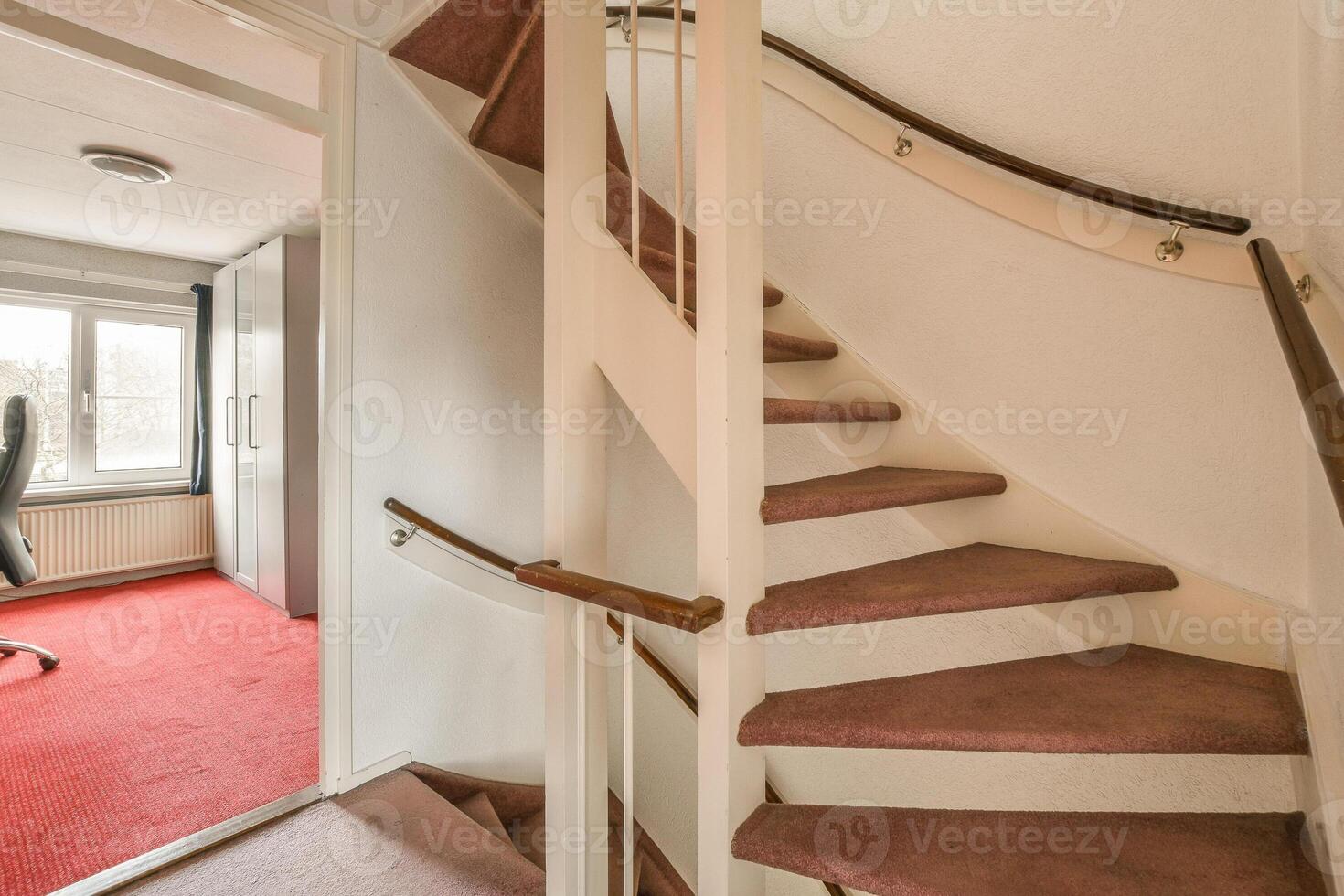A staircase in a house photo