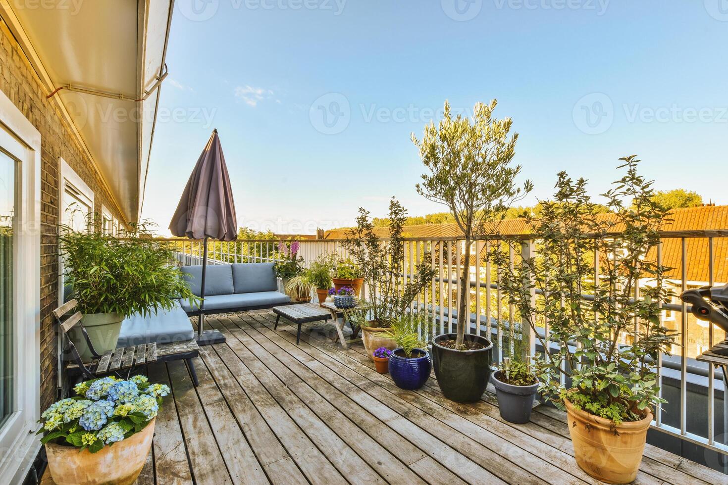 A wooden deck photo