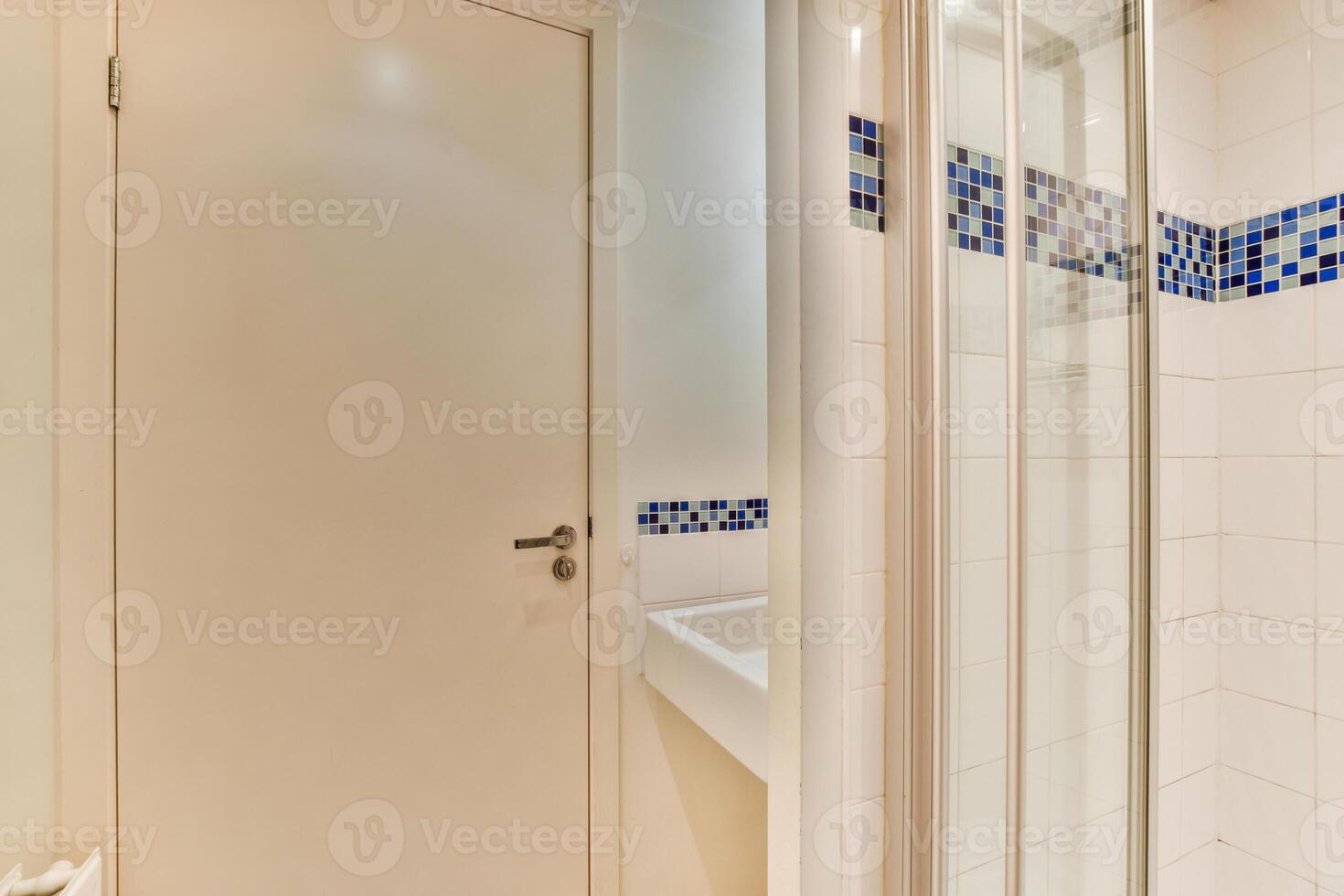 A white door photo