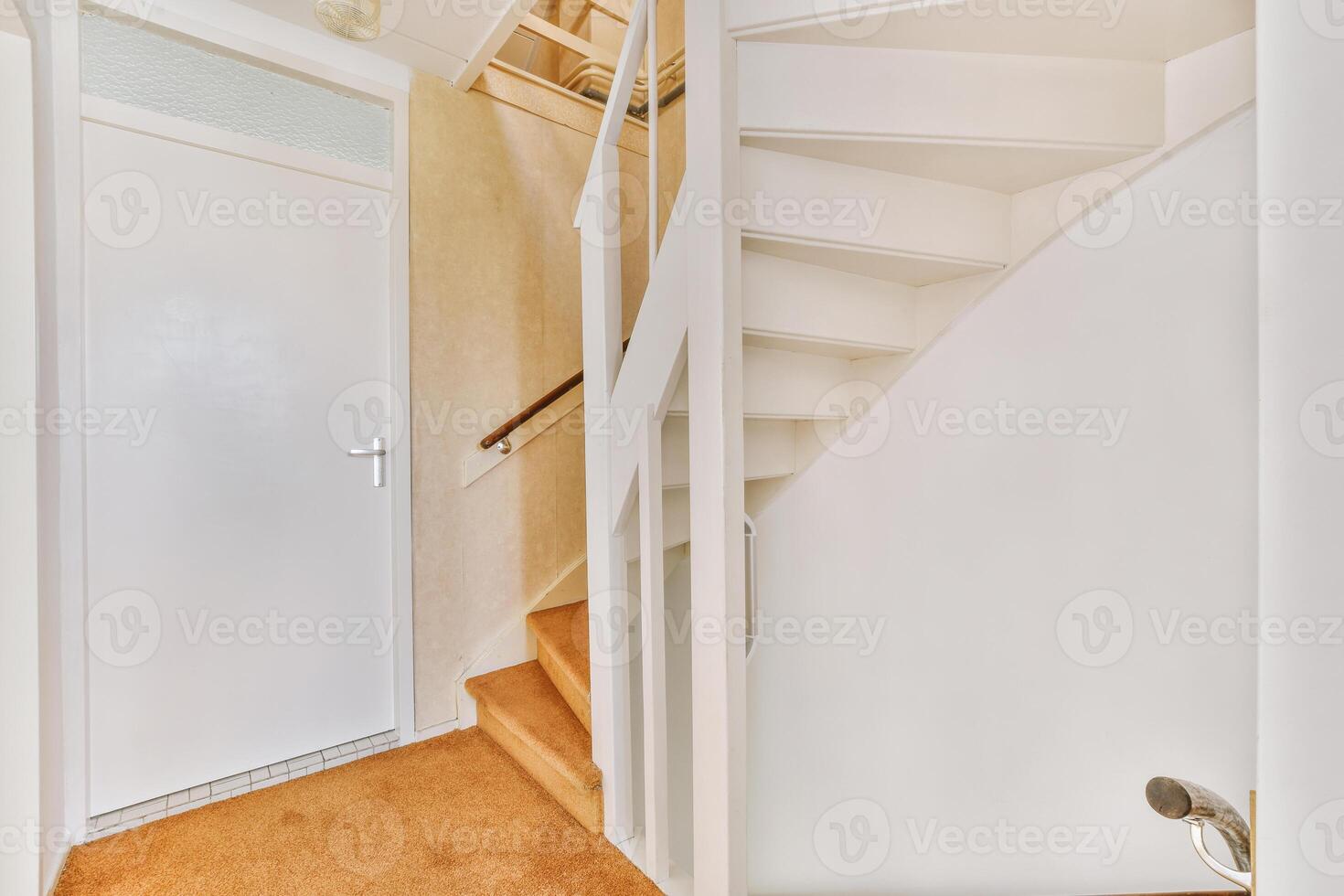 A white door photo