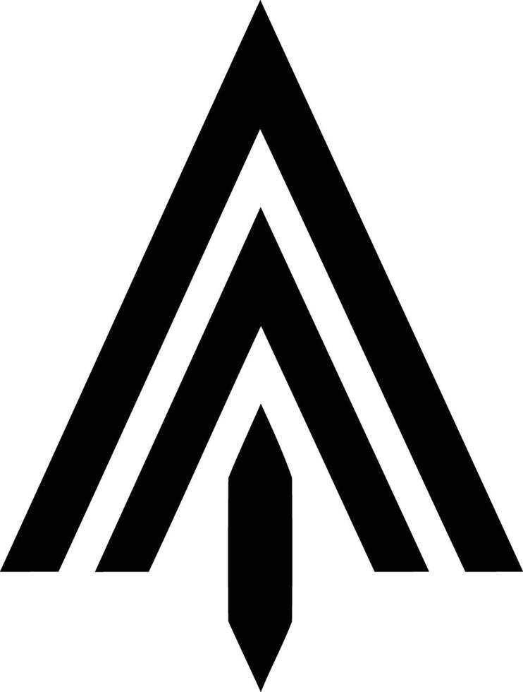 The logo for the company is black and white vector