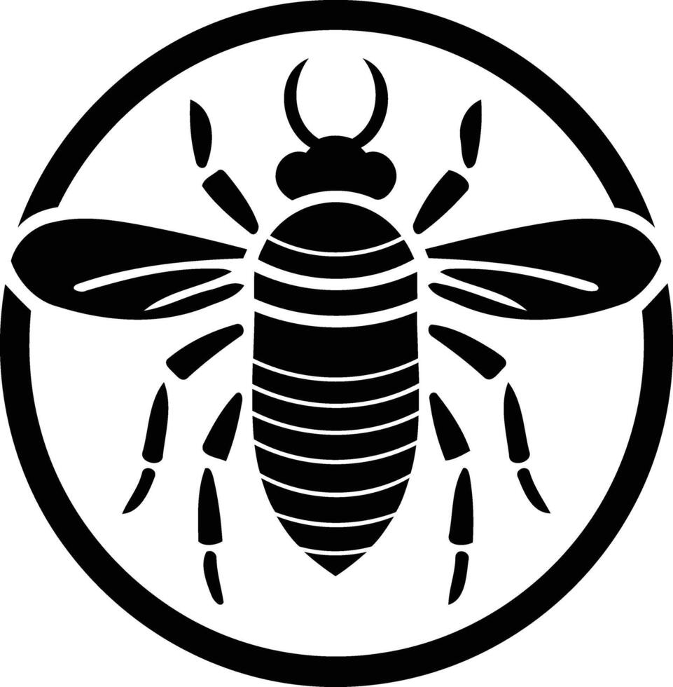 The bee logo is shown in black and white vector