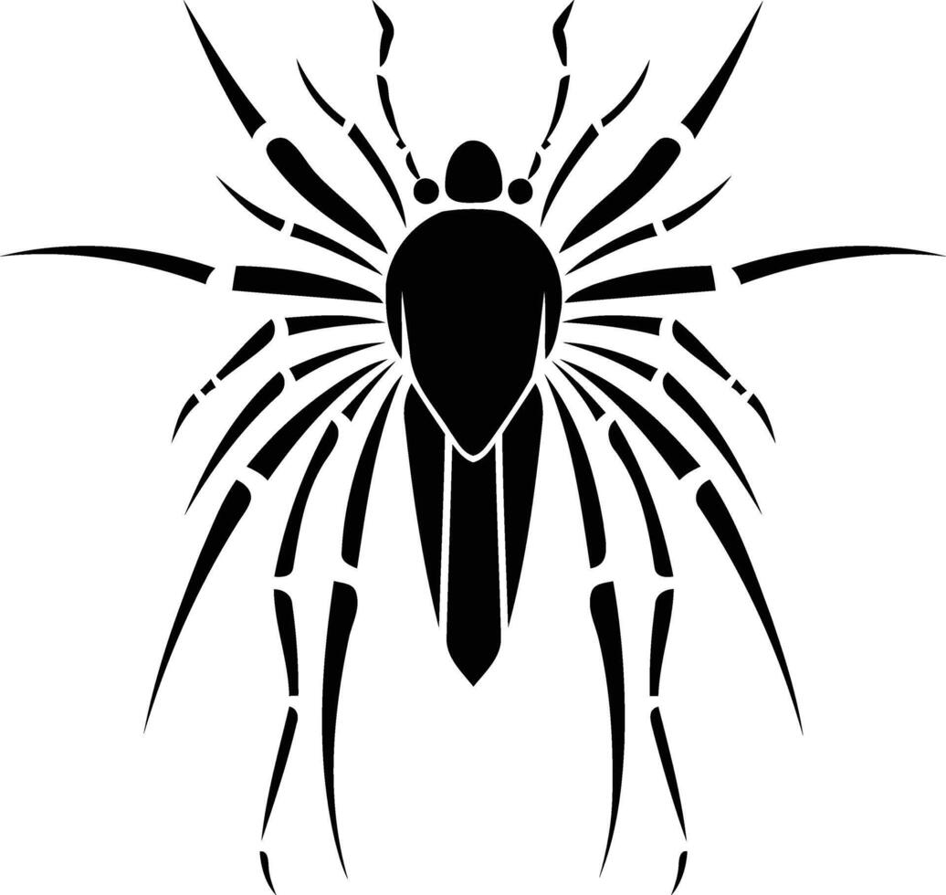 Spider tattoo design vector