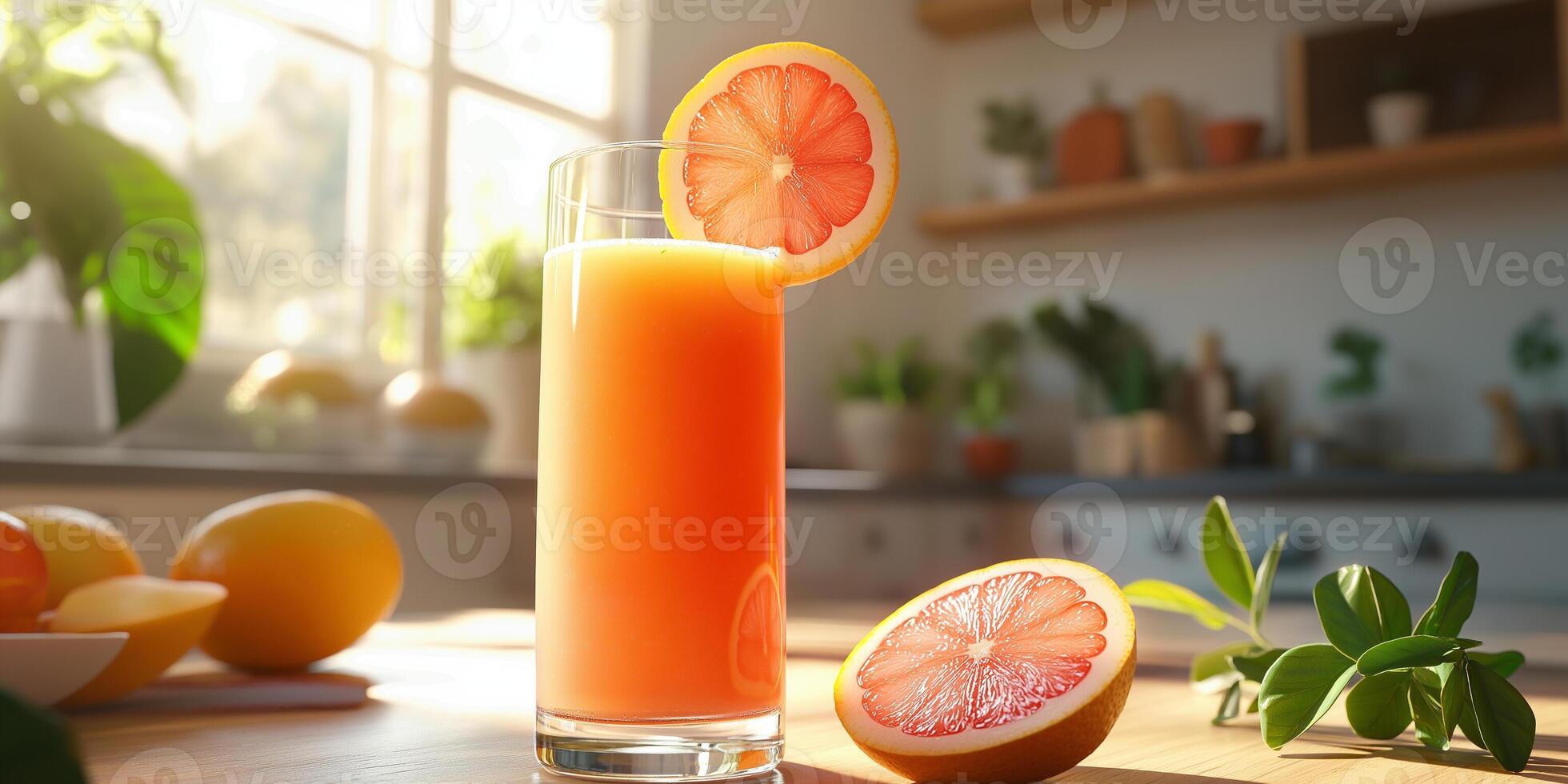 Grapefruit Juice Tasty And Delicious photo