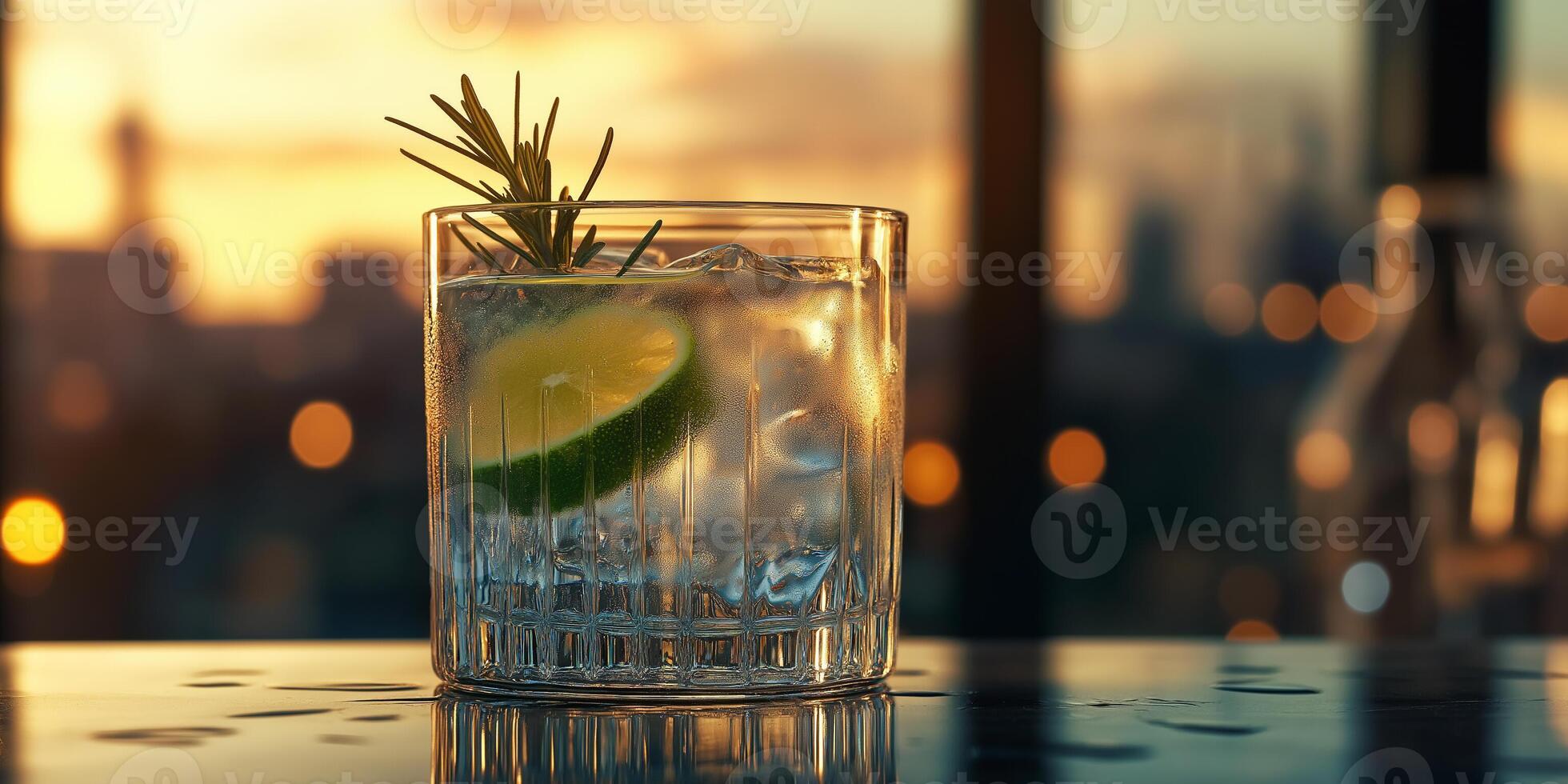Gin and Tonic Tasty And Delicious photo