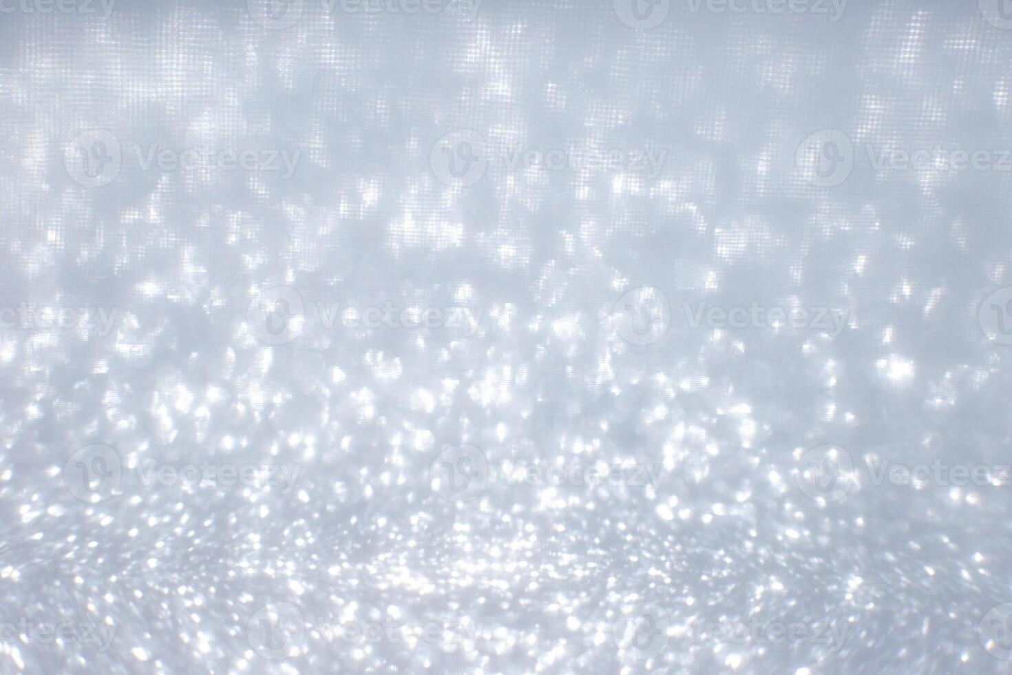 Beautiful luxury decorative abstract silver blurred background. photo