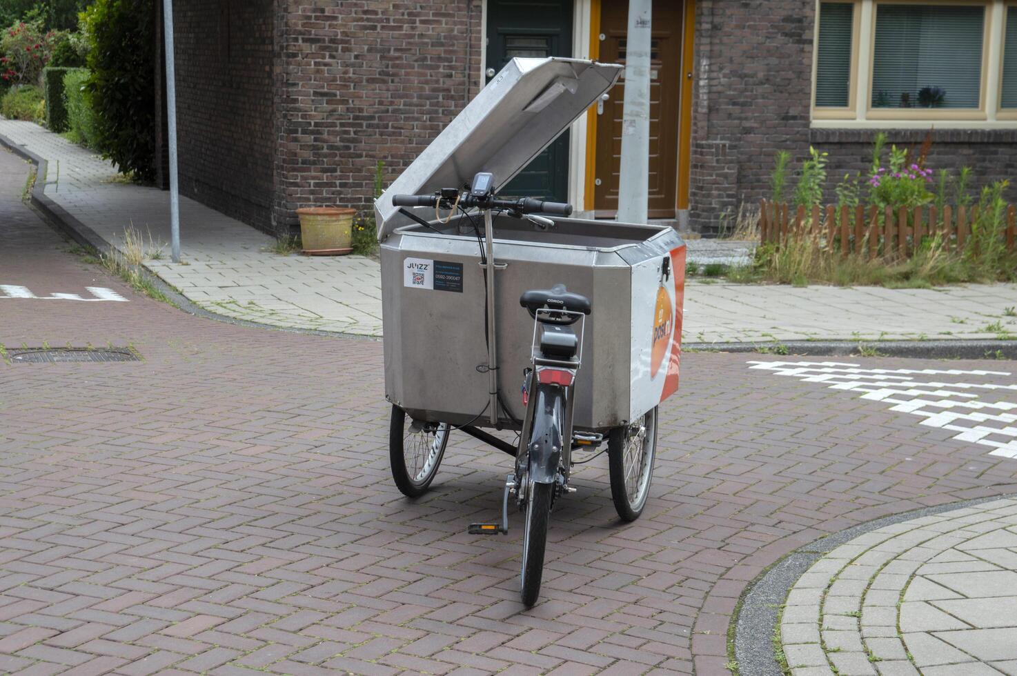 Post.nl Bicycle Delivery Bike At Amsterdam The Netherlands 1-7-2020 photo