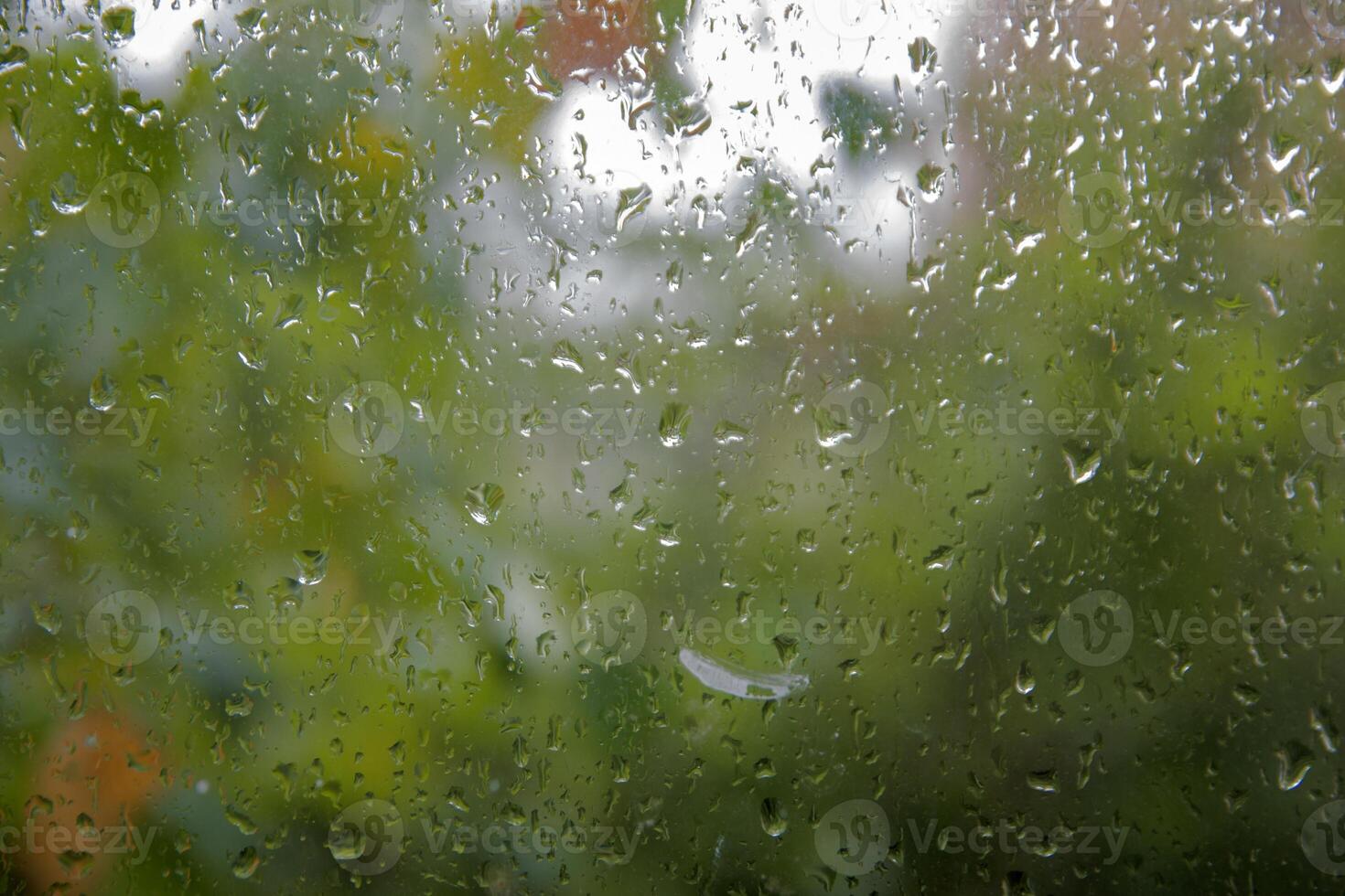Close Up Window With Rain At Amsterdam The Netherlands 29-9-2021 photo