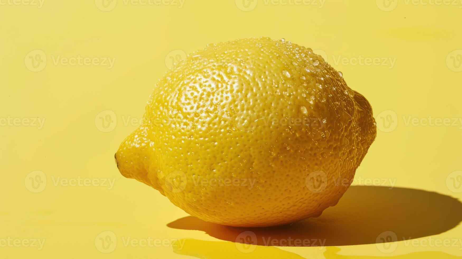 A Single Lemon Basking in the Warmth of a Summer Afternoon photo