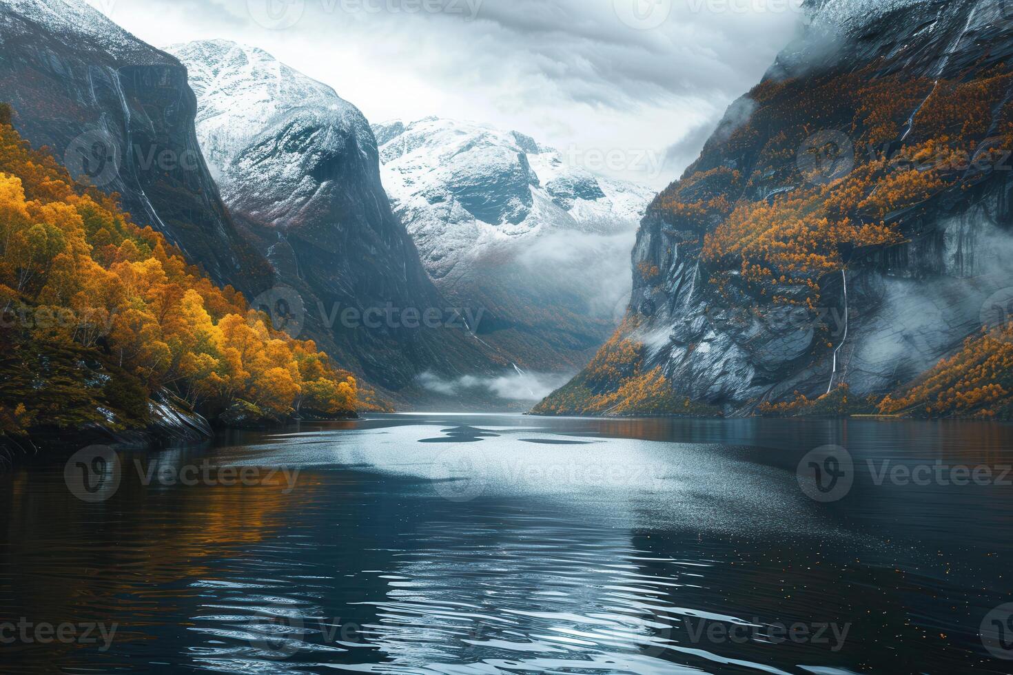 A Scenic Journey Through Majestic Landscapes photo