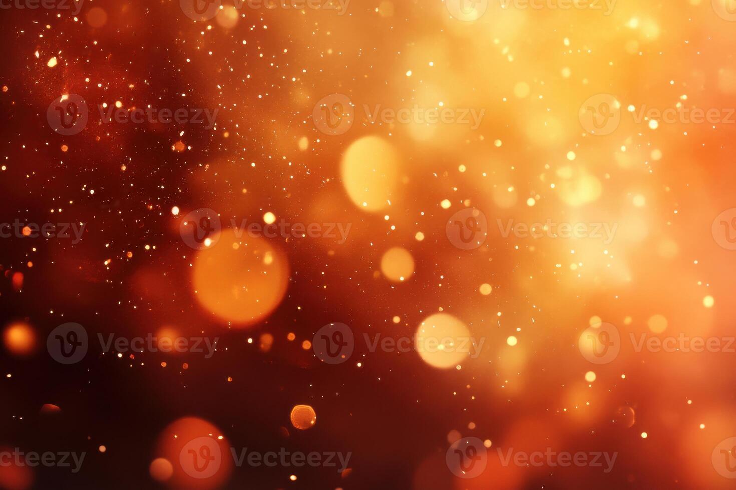 Warm golden light shimmering softly in the evening glow photo