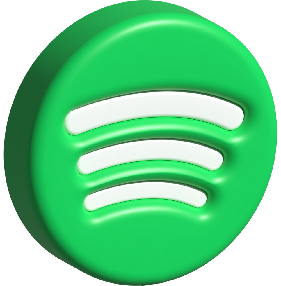 3d icon spotify png