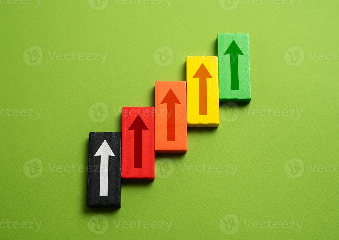 Levels from beginner to the highest. Gradation of arrows from poor to excellent. Complete stages and get promotions. Get level ups after completing the task. Self-development and skill growth. photo