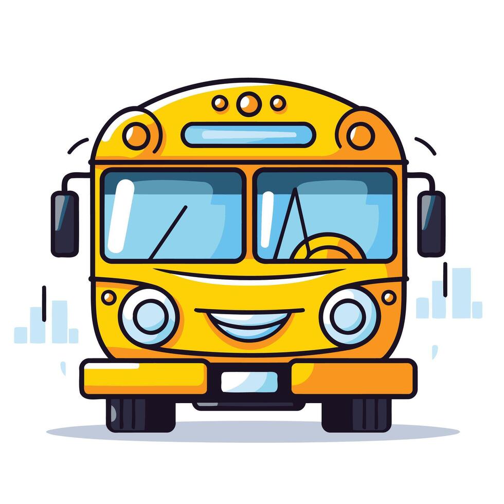 School bus illustration vector