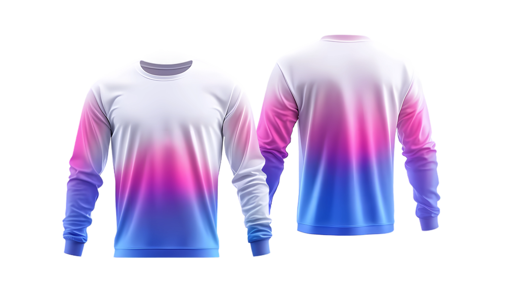 long sleeve t - shirt mockup template png